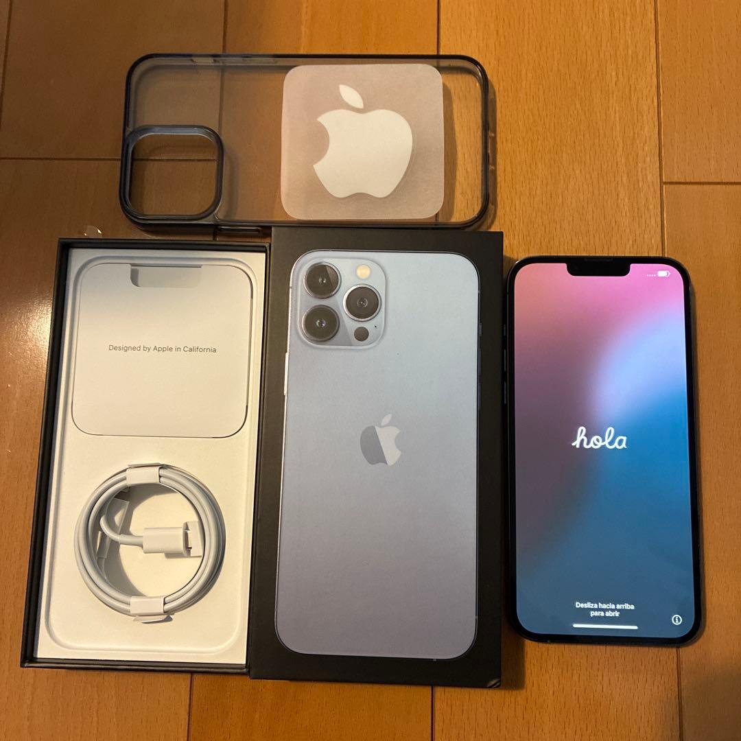Apple iPhone 13 Pro max vシエラブルー　本体