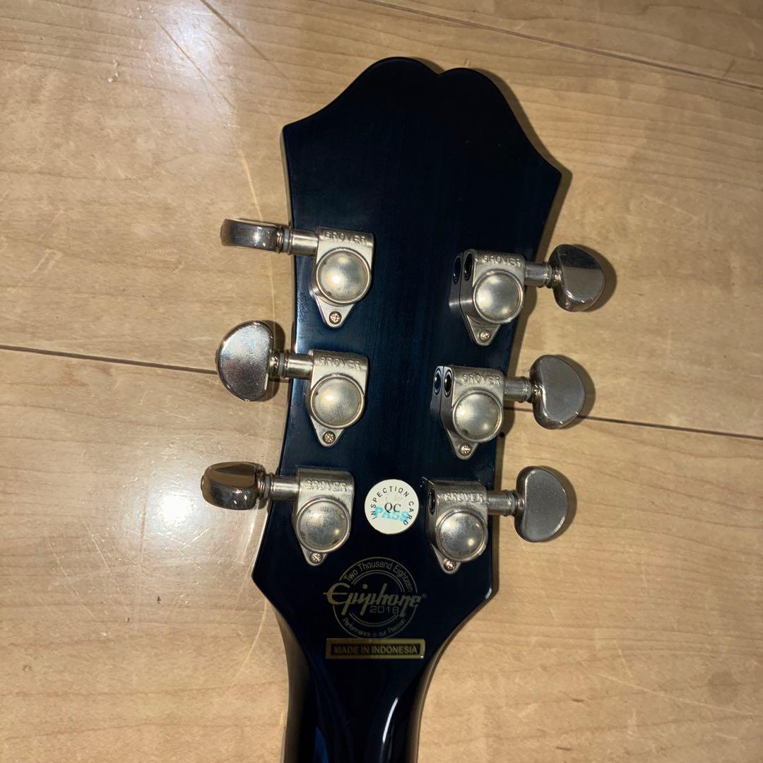 （美品）Epiphone Hummingbird PRO エレアコ ネイビー色