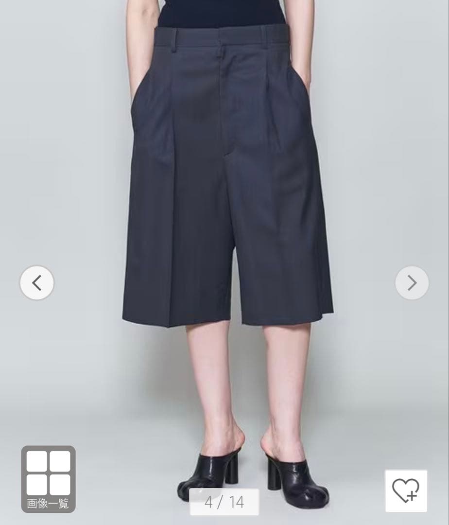 ＜6(ROKU)＞トロピカル クロス ハーフパンツ