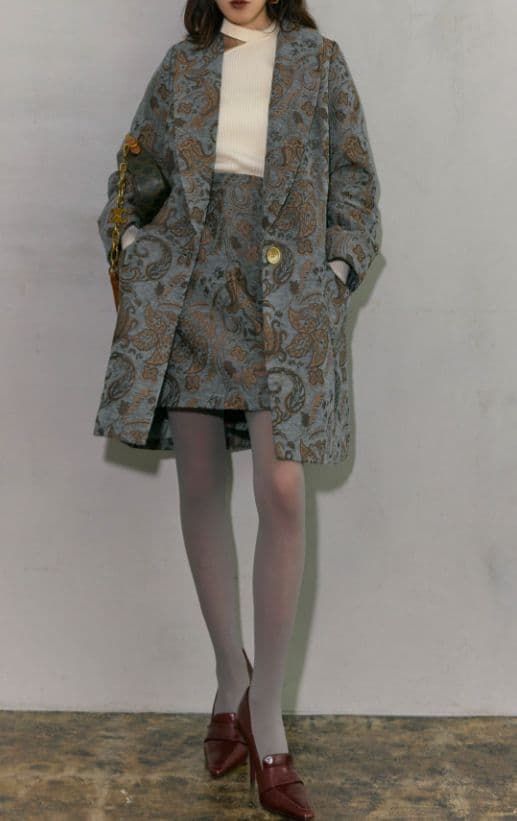 タグ付き未使用★MURUA【YUKKOコラボ】ジャガードジャケット