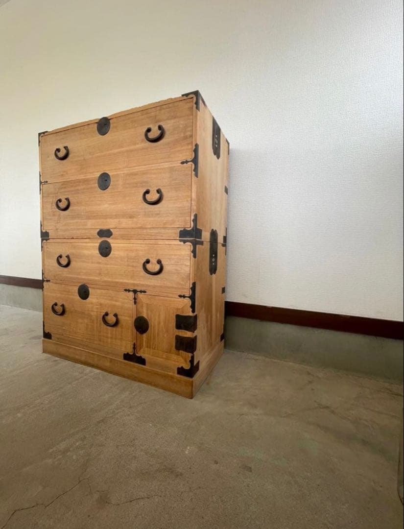 p*o様 時代筆 タンス引出収納 レトロ 金具家 具衣装箪笥和箪笥古家具収納棚