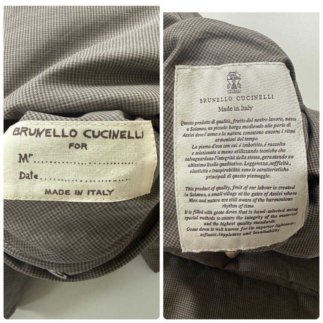 美品✨ブルネロクチネリ メンズ ダウンベスト リバーシブル