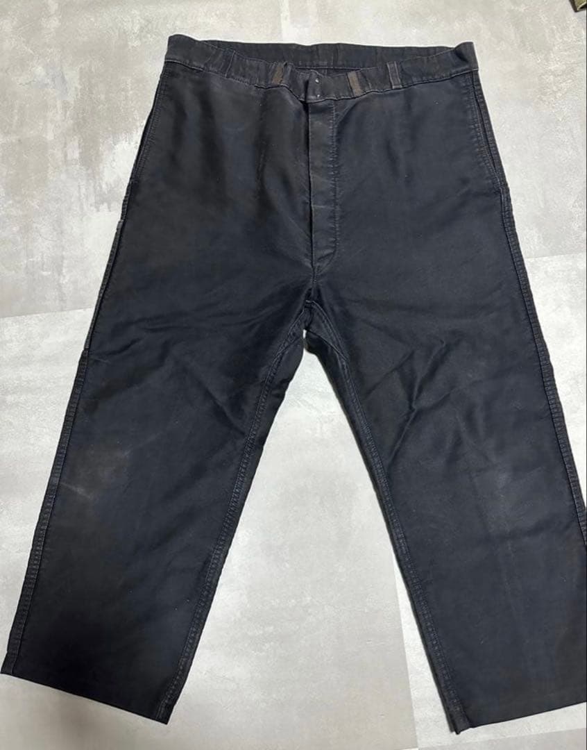 50s Le Mont St Michel モンサンミッシェルモールスキンパンツ