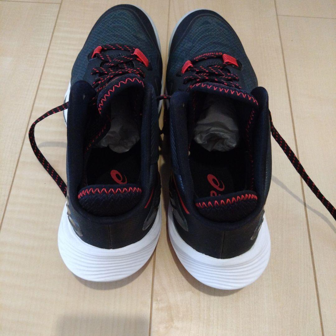 asics バレーボールシューズ RISE ブラック/レッド