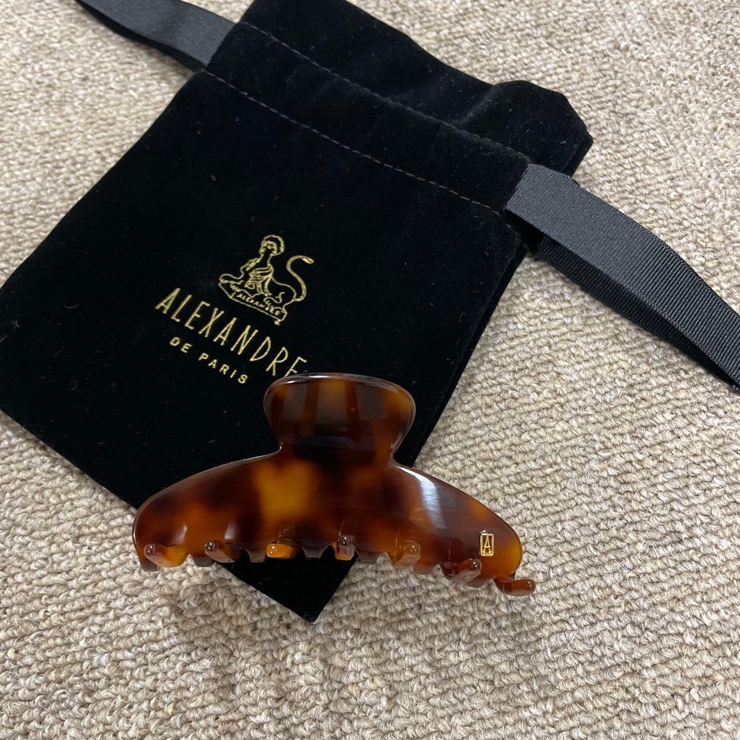 ALEXANDRE DE PARIS ヘアクリップ M べっ甲
