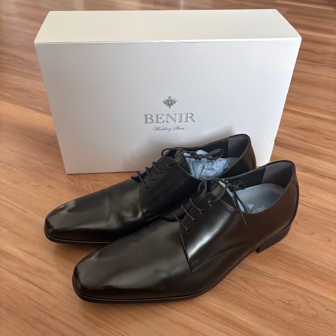 【極美品】BENIR ベニル メンズ 26.5ウェディングシューズ ブラック