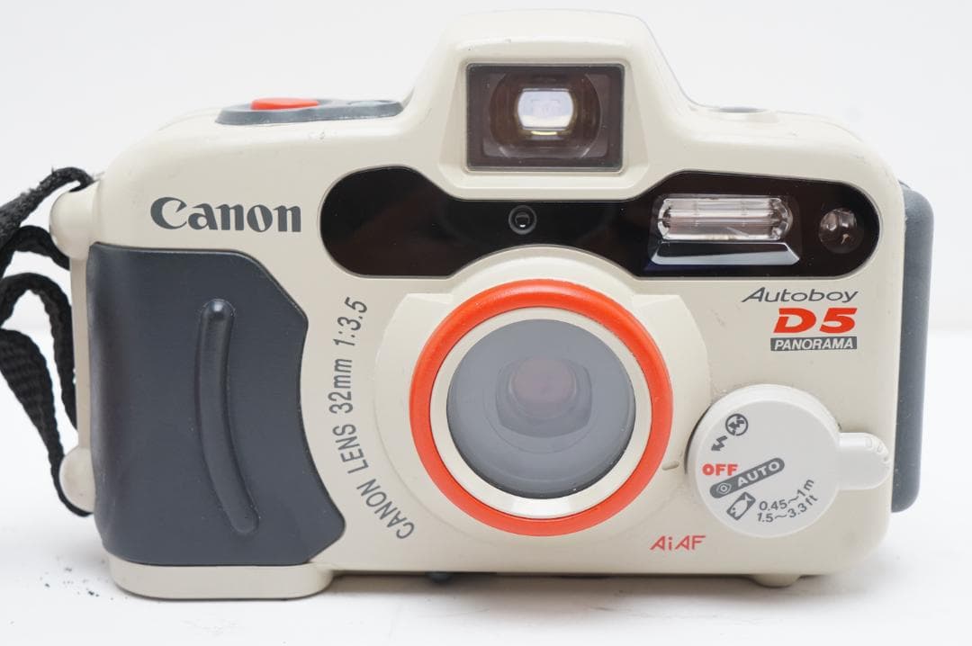 動作　CANON AUTOBOY D5 水陸両用 35mmフィルムカメラ