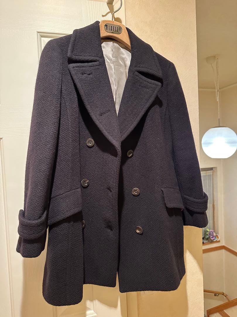★Aquascutum★アクアスキュータム★アンゴラ★ピーコート★