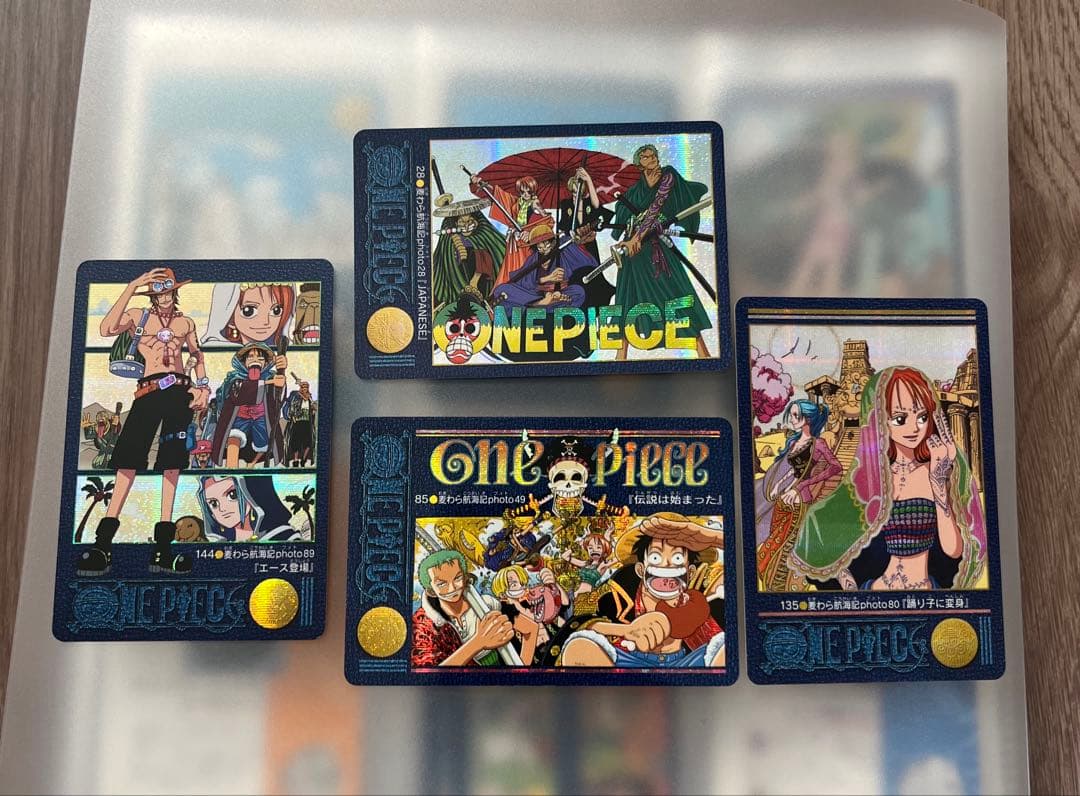 ワンピースビジュアルアドベンチャーカード、カードダスハイパーバトル初期まとめ売り