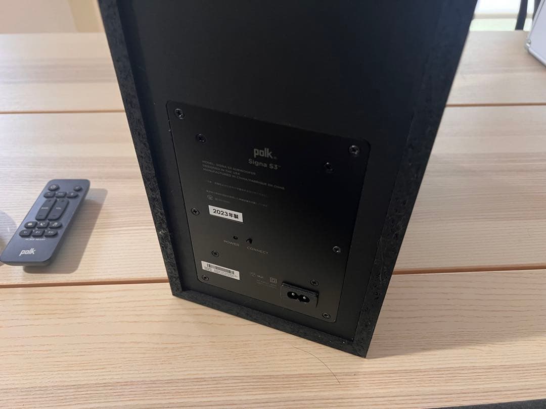Polk sigma s3 サウンドバー サブウーファー付き