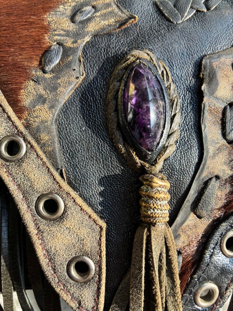 値下げ　美品　希少品　KMRii レザーショルダー バッグ