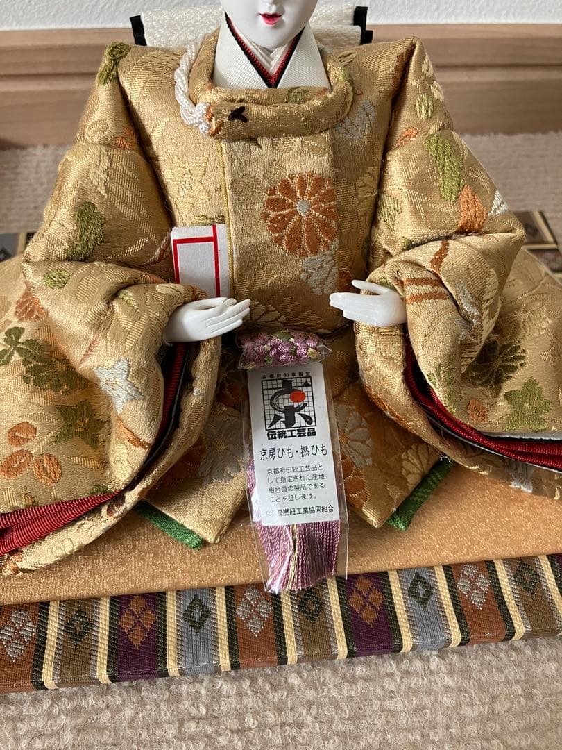 美品　柴田家千代作　雛人形　桐箱付き