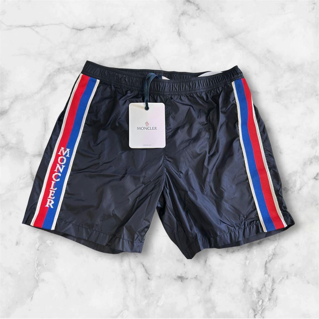 名*沢様 MONCLER ネイビー ハーフパンツサイドストライプ