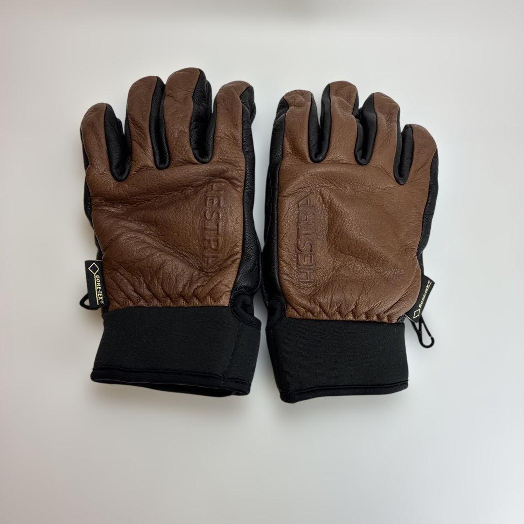 HESTRAスキーグローブ サイズ8 ブラウン/ブラック
