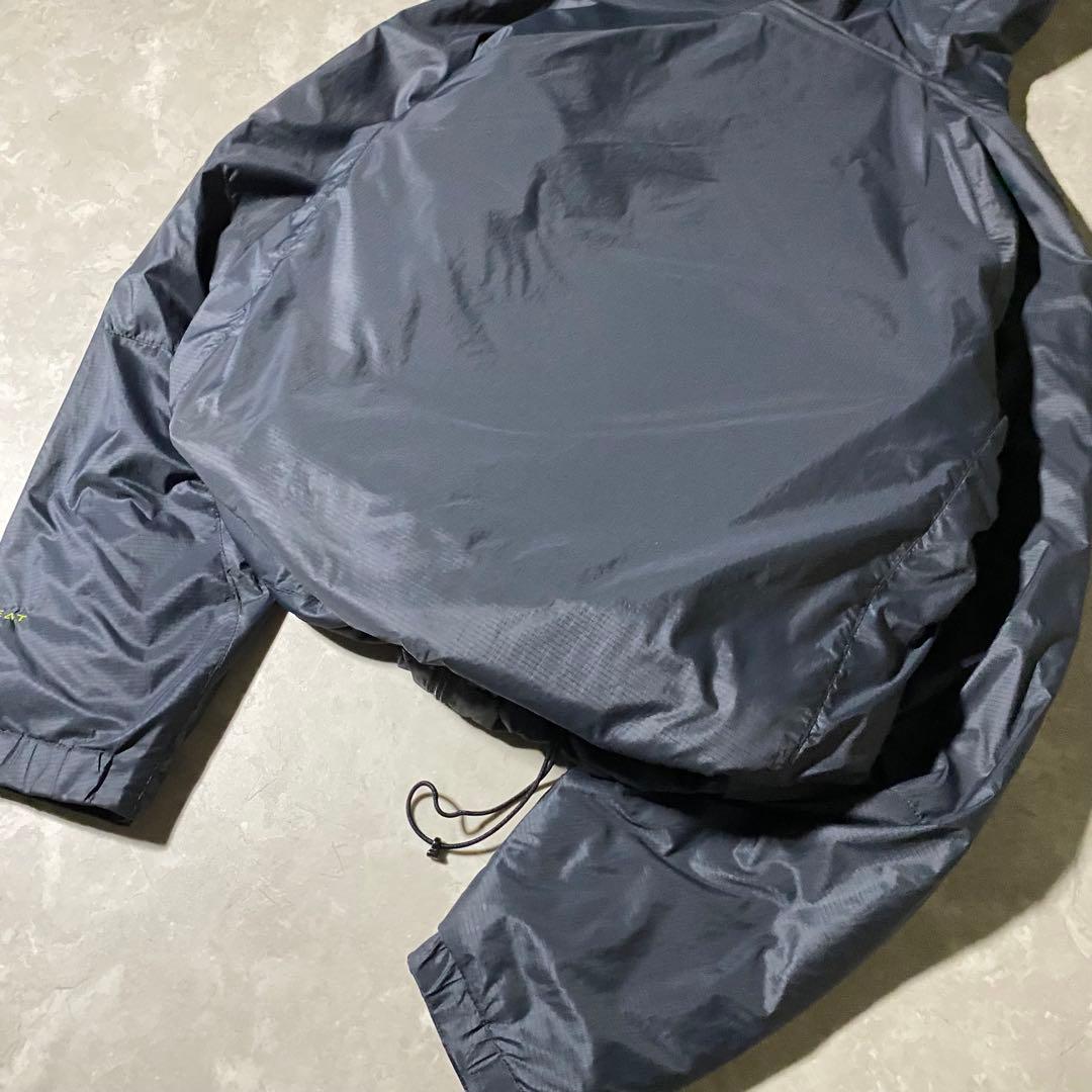 00s Columbia 短丈 ダウンジャケット 光沢 ドローコード XS