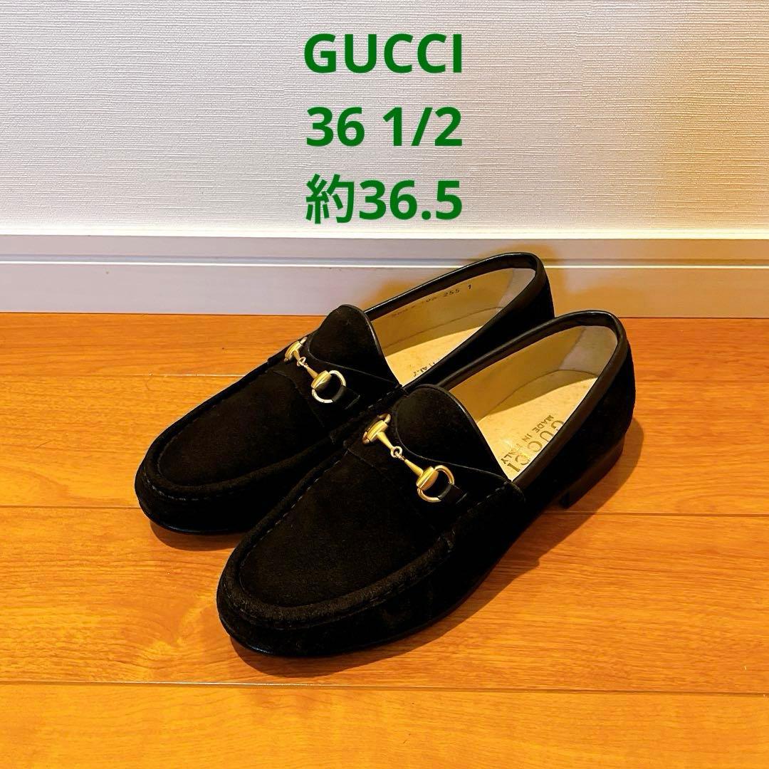 Gucci ホースビット　モカシン　グッチ　ローファー　黒　金　靴
