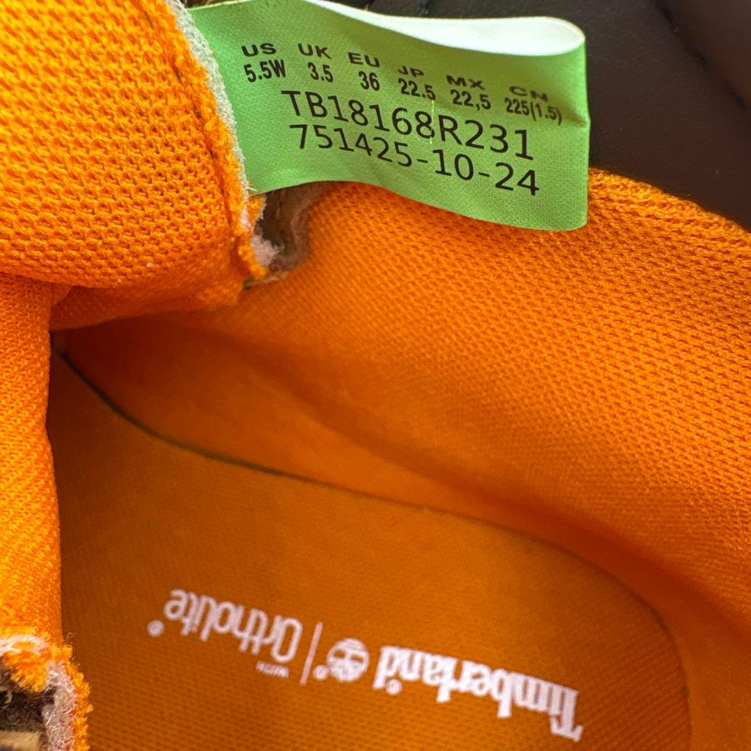 ✨未使用✨ティンバーランド ウォータービル 6インチブーツ【22.5】キャメル