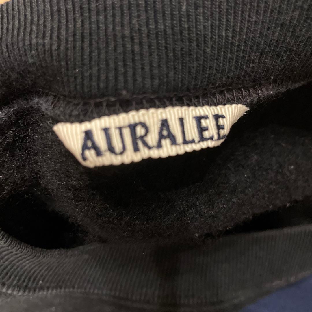 AURALEE ブラック トレーナー