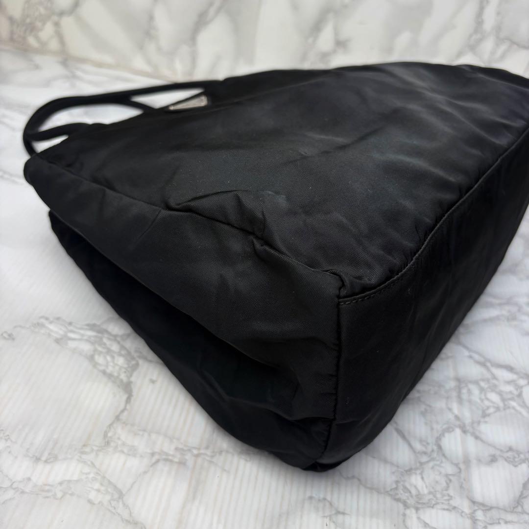 051 美品 PRADA ハンドバッグ トートバッグ 肩掛け 黒 lv3