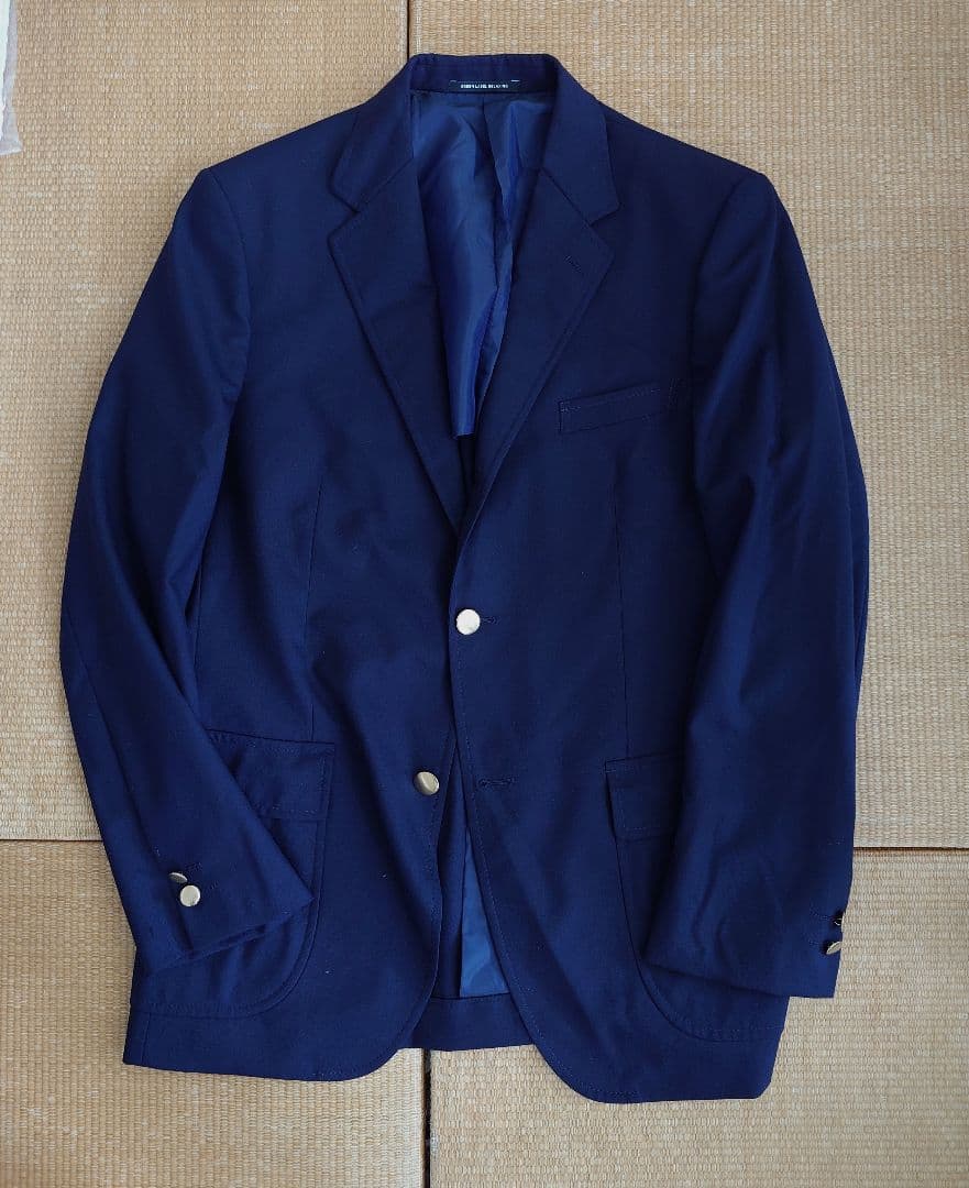 ユナイテッドアローズ 御幸毛織別注 XL ネイビーブレザー グリーンレーベル