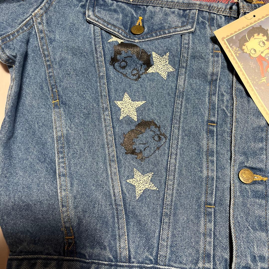 海苔 BETTY BOOP『レトロ希少』ベティちゃん　デニムジャケット