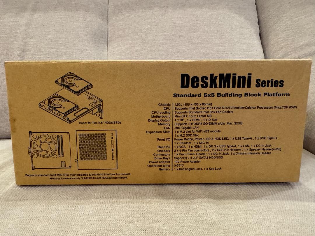 コンパクトデスクトップPC i5-8400 メモリ4GB