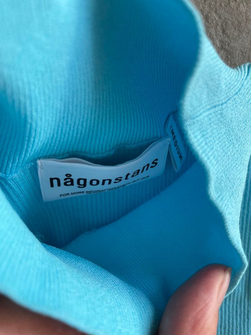 リブプルオーバー　ナゴンスタンス　アオ117