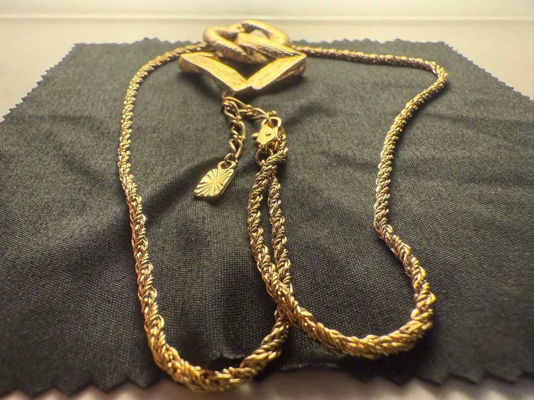 イヴ・サンローラン ○◇ ゴールド ヴィンテージネックレス