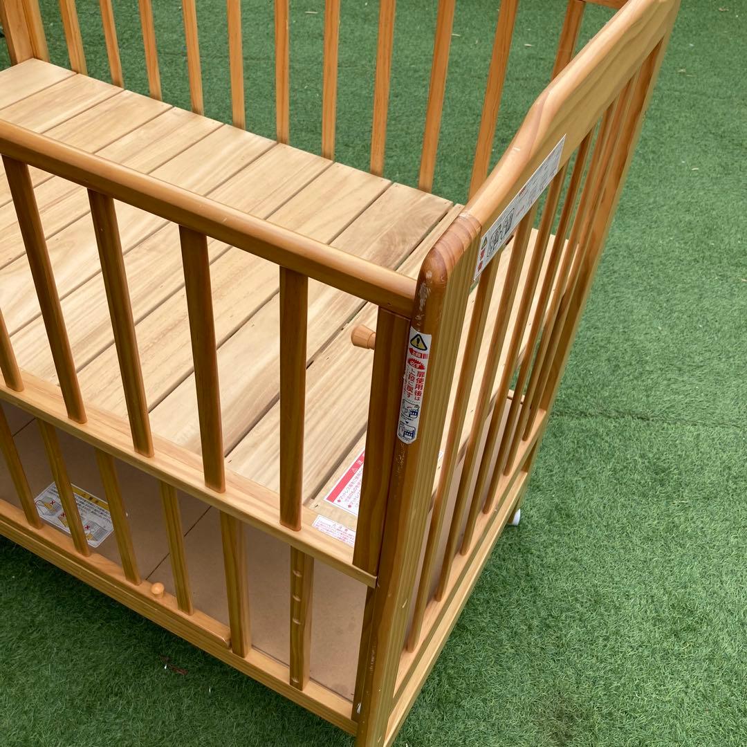 【katoji】カトージ　ベビーベット　チャーミー（ナチュラル）120×70