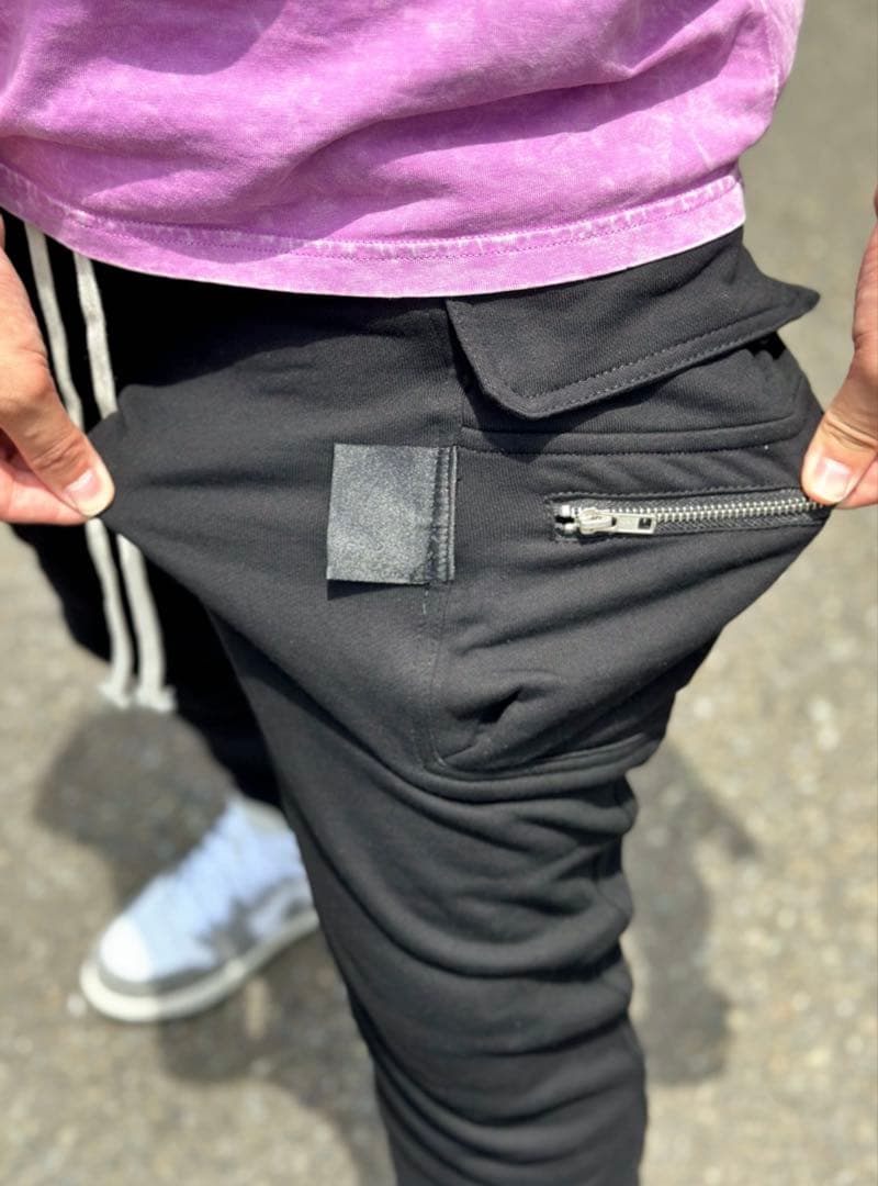 La mer surf スリムフィットカーゴパンツ ブラック