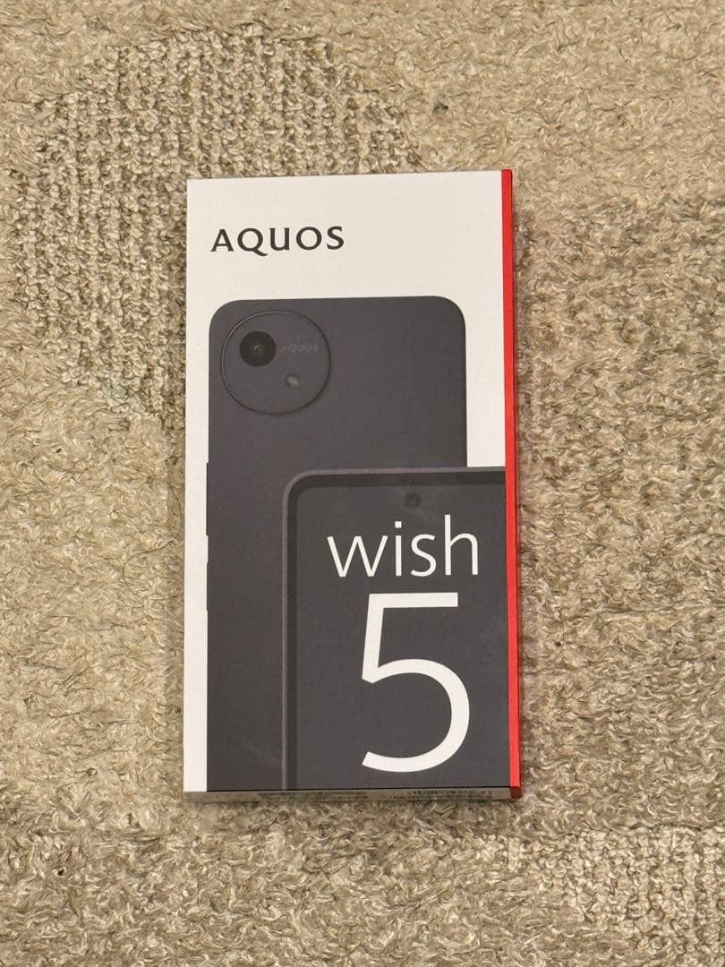 AQUOS wish5 SH-52F ブラック docomo店舗購入