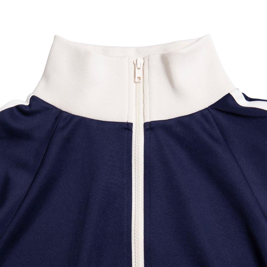 PUNYUS フリルジャージワンピース ネイビー サイズ3