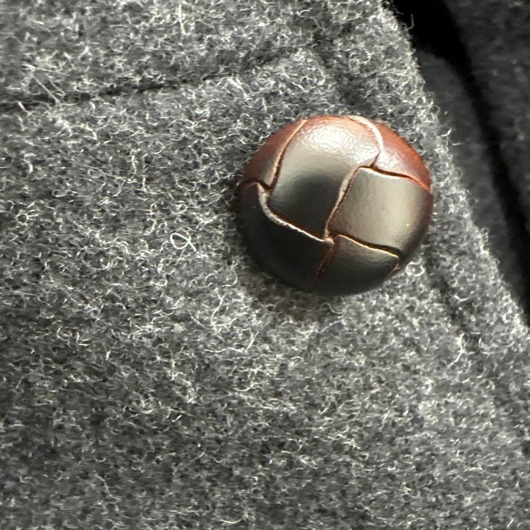 DANTON ダントン フード付き ロングコート ウール　44 大きいサイズ