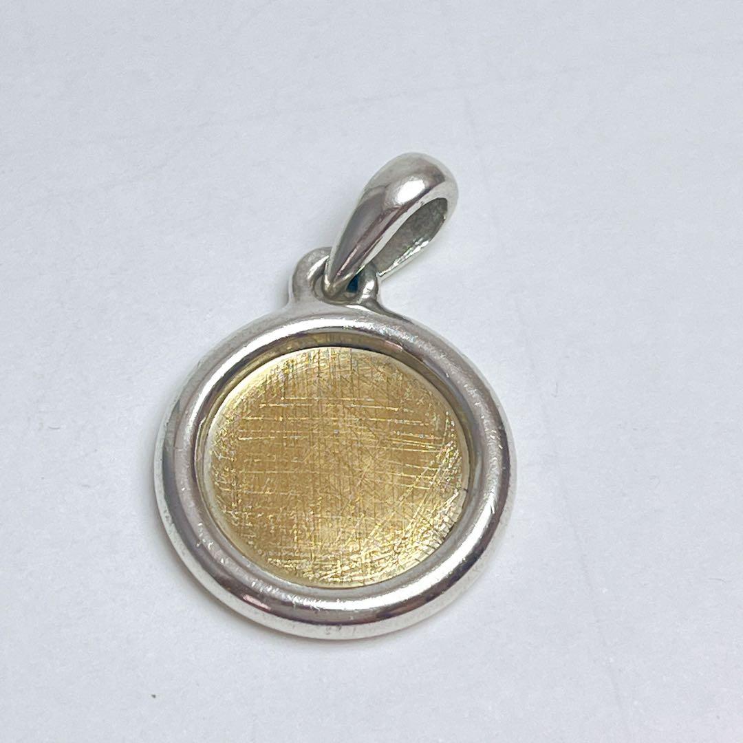 エルメス　セリエ　コンビ　チャーム　シルバー　イエローゴールド