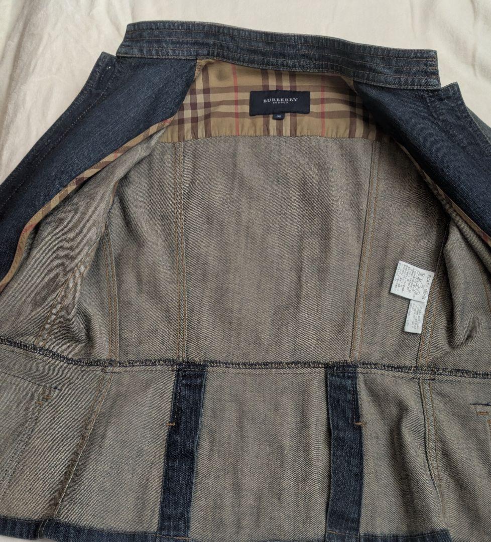美品！BURBERRYレディス ブルー デニムジャケット 38未使用品 値下げ中
