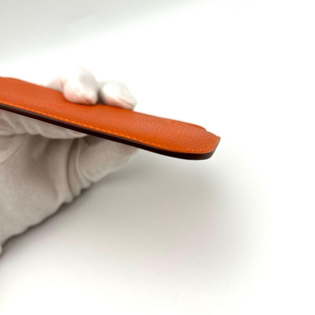 エルメスHERMES エテュイイーカバー レザースマホケースカードケース