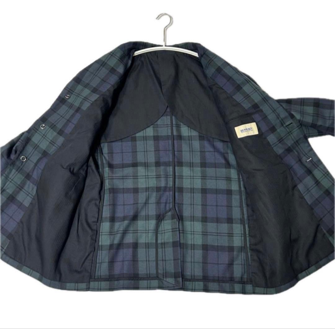 a*n様 美品 BEAMS BOY ポリエステル ウール 3ボタン ブレザー 1