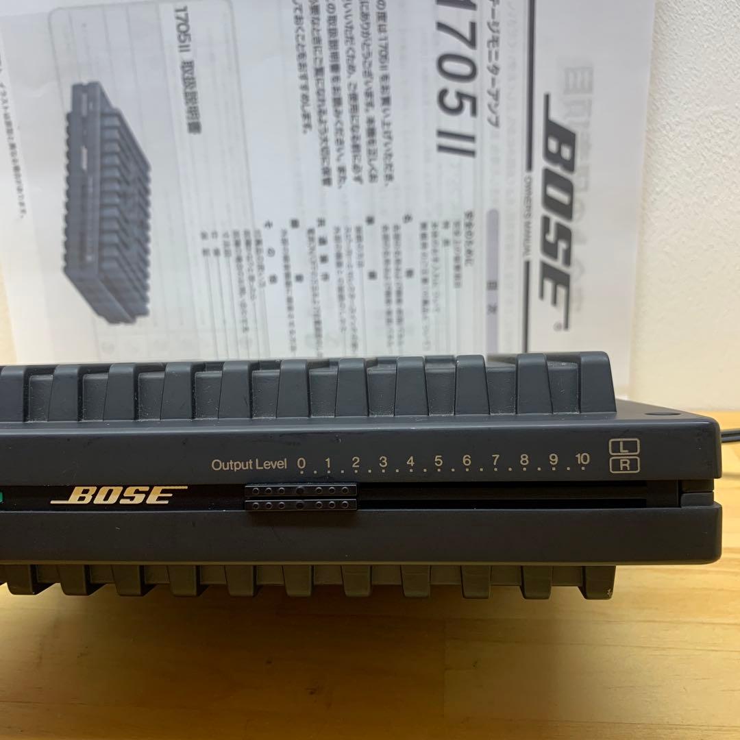 BOSE 1705Ⅱ ステレオパワーアンプ 動作品