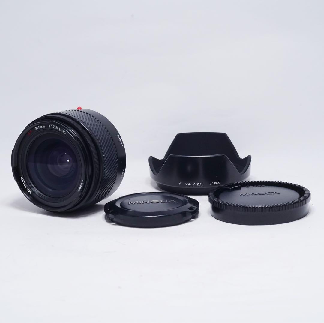 極美品 Minolta AF 24mm f2.8 広角 単焦点レンズ