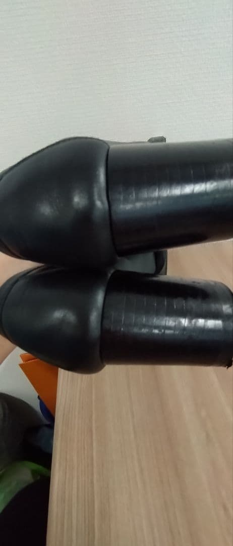 美品　フェラガモ ローファー　5センチヒール　黒　ガンチーニ　ROLO　7½D