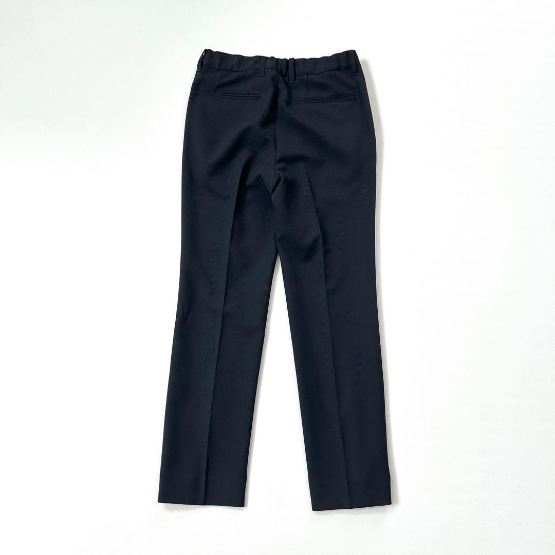 1229y美品 ビームス 男の子スーツ4点セット チェック 紺 140