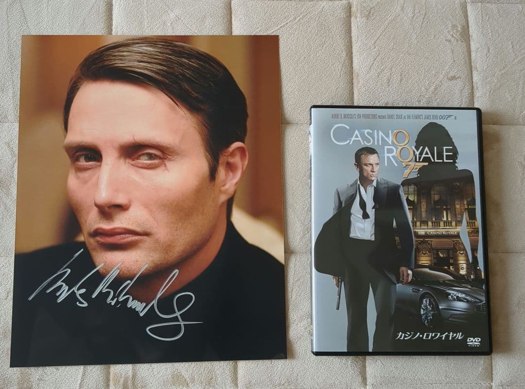 《本日のみ大幅値下》カジノ・ロワイヤル DVD マッツ・ミケルセン サイン