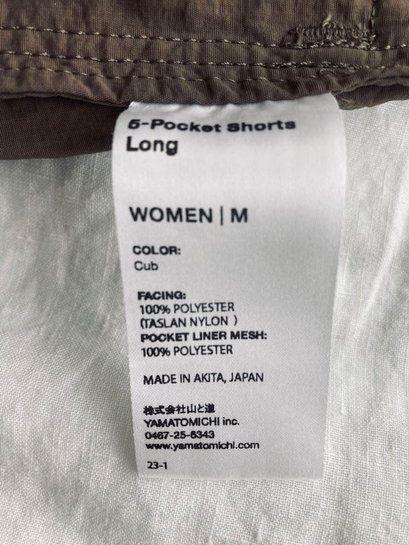 山と道5-Pocket Shorts Long Women 2023 Mサイズ