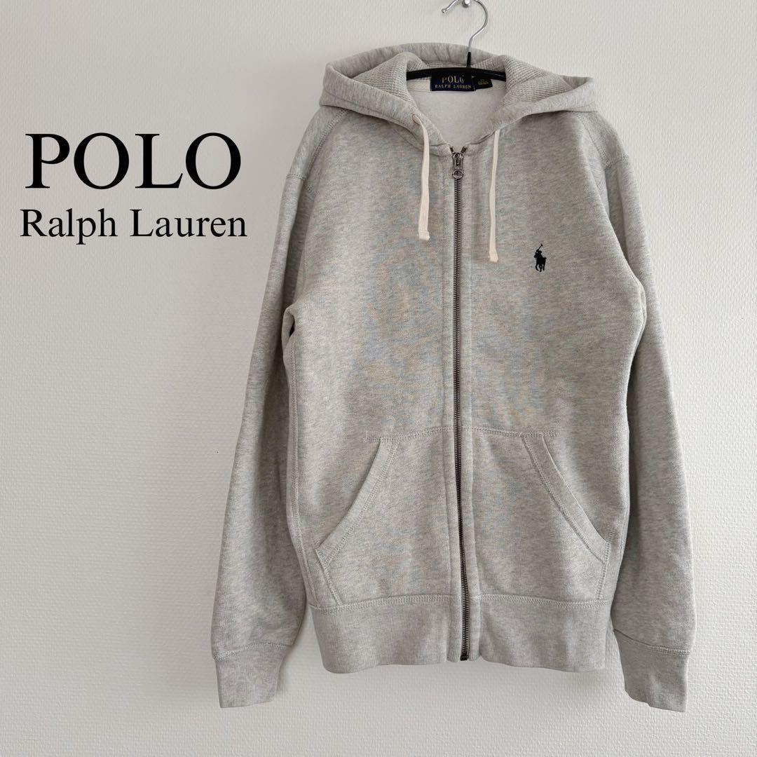 ポロラルフローレン フルジップ スウェット フード パーカー 裏起毛 ポニー刺繍