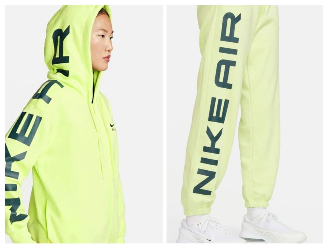 新品未使用Nike 蛍光イエロー パーカー ジョガーパンツセット M