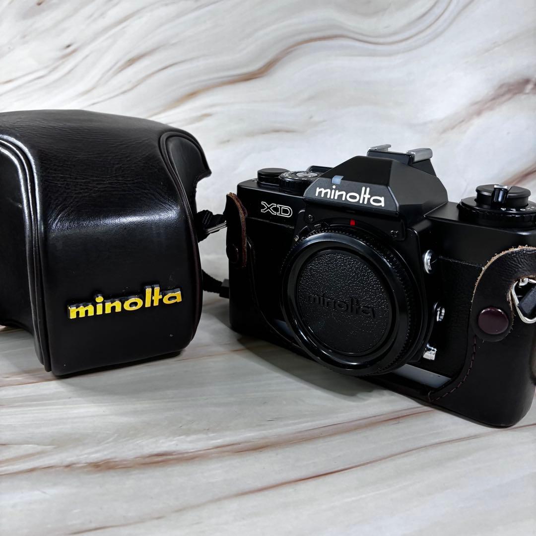ミノルタ　XD 一眼レフ　付属品多数 ジャンク ケース　レンズ