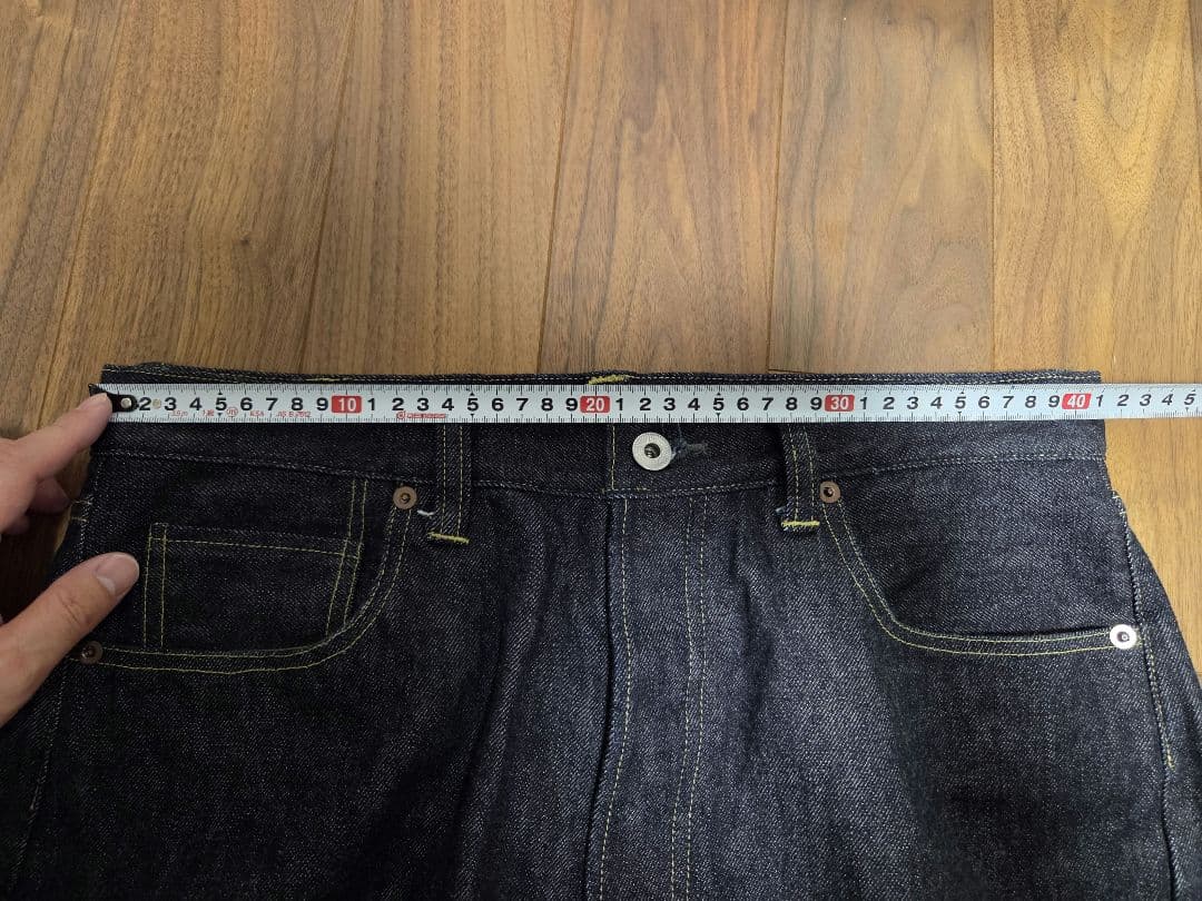 A.PRESSE アプレッセ Washed Denim Wide Pants