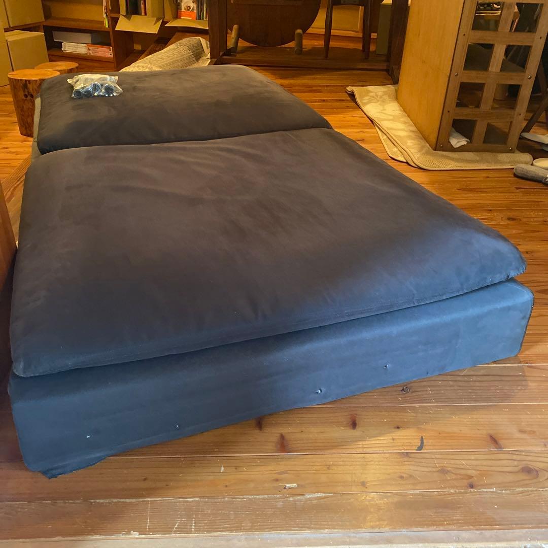 kuro0919【ソーデルハムン】3人掛けソファ クッションアームレスト付