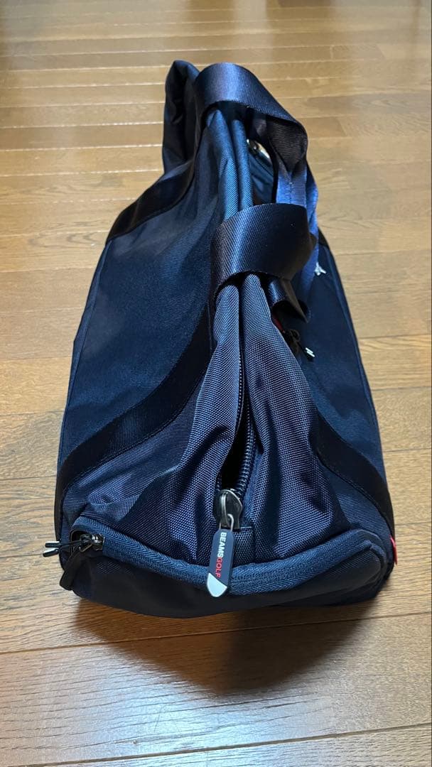 ［未使用］ビームスゴルフ シューズケース付き ボストンバッグ