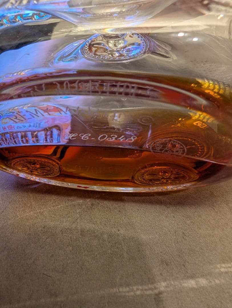 レミーマルタン　ルイ13世　バカラクリスタル　空き瓶　観音開き